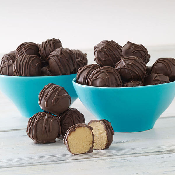 SKIPPY® Chocolate Covered Peanut Butter Balls / Bolitas de maní cubiertas de chocolate