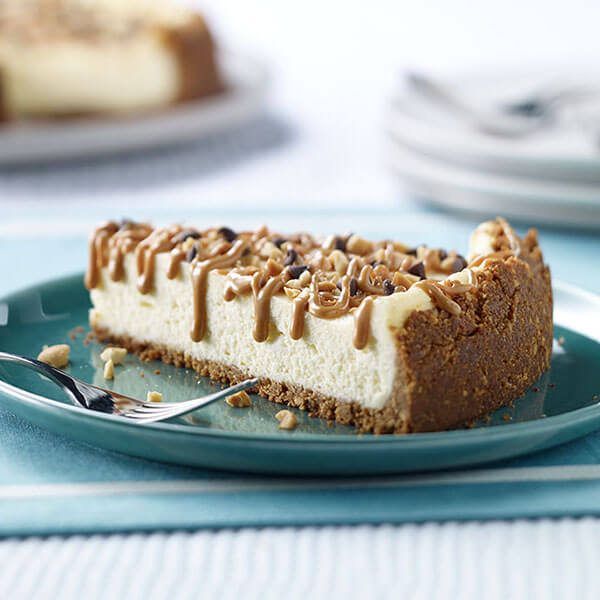 SKIPPY® NY-Style Cheesecake with Peanutty Crust / Cheesecake al estilo Nueva York con corteza de maní