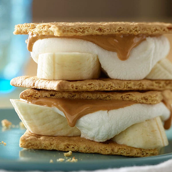 SKIPPY® PB Banana S’mores / S’mores de banana y mantequilla de maní